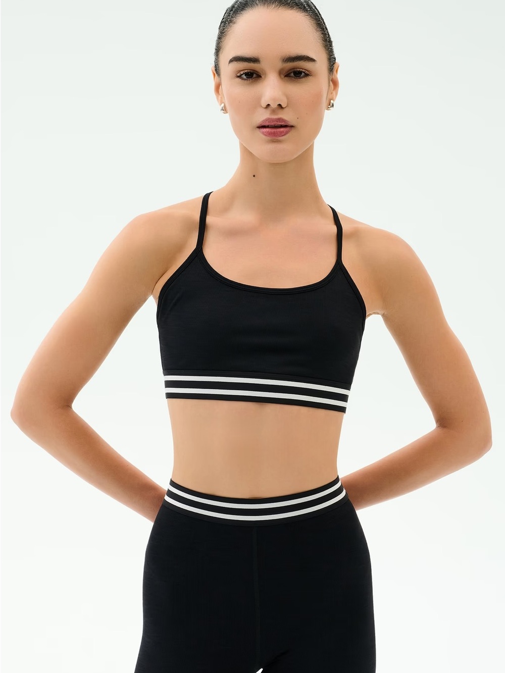 Splits59 Set - Cali Active Rib Bra (XS) + Bailey High Waist 7/8 Leggings (XS)